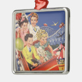  kinderballonnen Dog Roller Onderzetter Ride Metalen Ornament (Links)