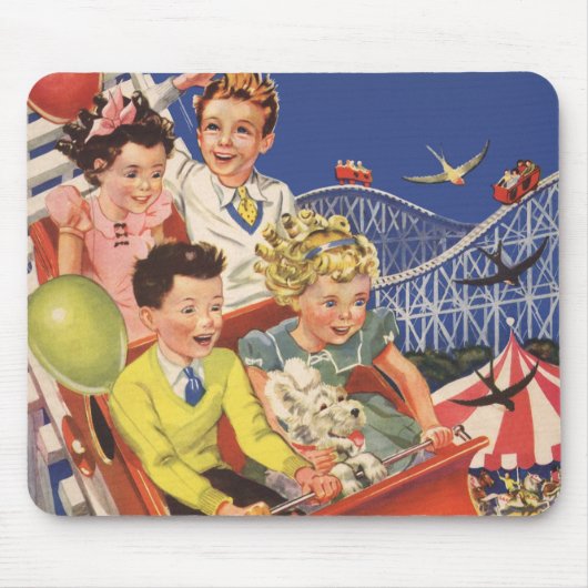  kinderballonnen Dog Roller Onderzetter Ride Muismat (Voorkant)