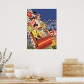  kinderballonnen Dog Roller Onderzetter Ride Poster (Keuken)