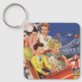  kinderballonnen Dog Roller Onderzetter Ride Sleutelhanger (Voorkant)