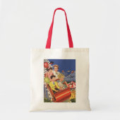  kinderballonnen Dog Roller Onderzetter Ride Tote Bag (Voorkant)