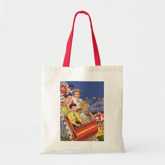  kinderballonnen Dog Roller Onderzetter Ride Tote Bag (Voorkant)