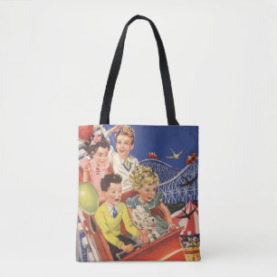kinderballonnen Dog Roller Onderzetter Ride Tote Bag