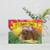 Kinderballonnen van de tweede verjaardag van de Ca Kaart (Staand voorkant)