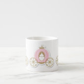 Kinderbeker - Prinsessenkoets Espresso Kop (Voorkant)