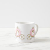 Kinderbeker - Prinsessenkoets Espresso Kop (Voorkant rechts)