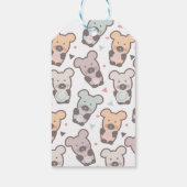 Kinderberen en Donuts Patroon Cadeaulabel (Achterkant)