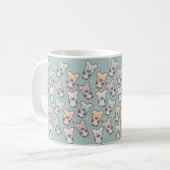 Kinderberen en Donuts Patroon Koffiemok (Voorkant links)