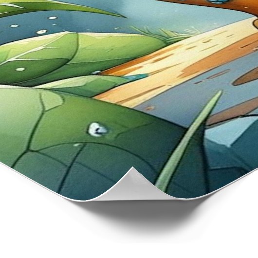 Kinderbevestiging: ik ben dapper, zelfs als ik ban poster (Hoek)