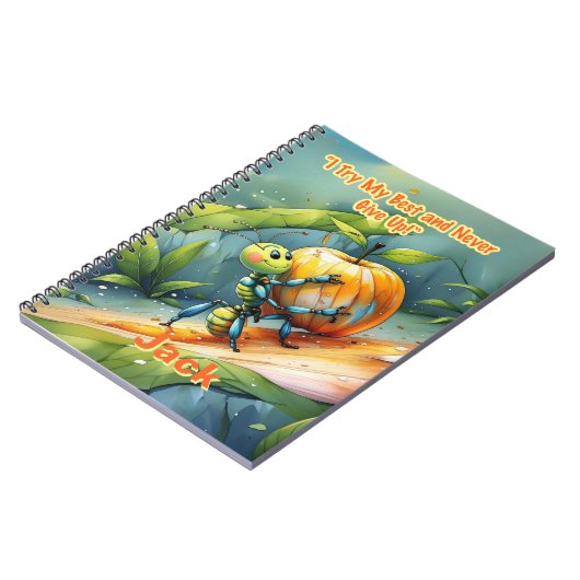 Kinderbevestiging: "Ik doe mijn best en geef nooit Notitieboek (Linkerzijde)