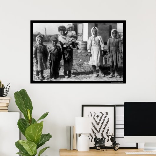 Kinderbijenarbeiders in de Boerderij bij Sterling, Poster (Thuiskantoor)