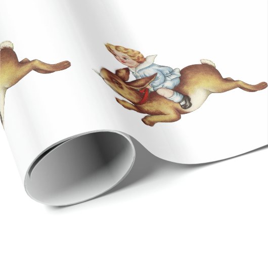  Kinderbijnen Bunny Rabbit Cadeaupapier (Rol Hoek)