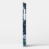 Kinderbloemen: naadloos donkerblauw Case-Mate iPhone case (Achterkant / Links)