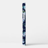 Kinderbloemen: naadloos donkerblauw Case-Mate iPhone case (Achterkant / Rechts)