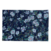 Kinderbloemen: naadloos donkerblauw kussensloop (Achterkant)