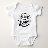 Kinderbody met een grappige inscriptie romper (Voorkant)
