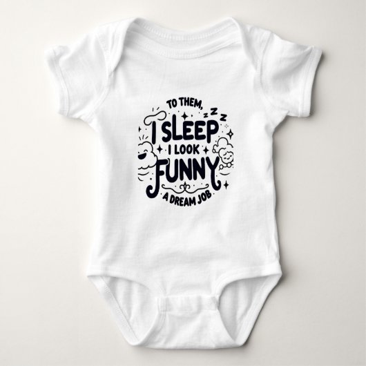 Kinderbody met een grappige inscriptie romper (Voorkant)