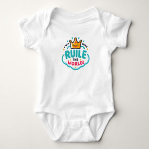 Kinderbody met een grappige inscriptie romper