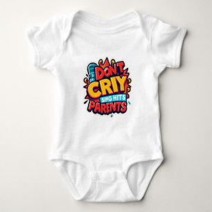 Kinderbody met een grappige inscriptie romper