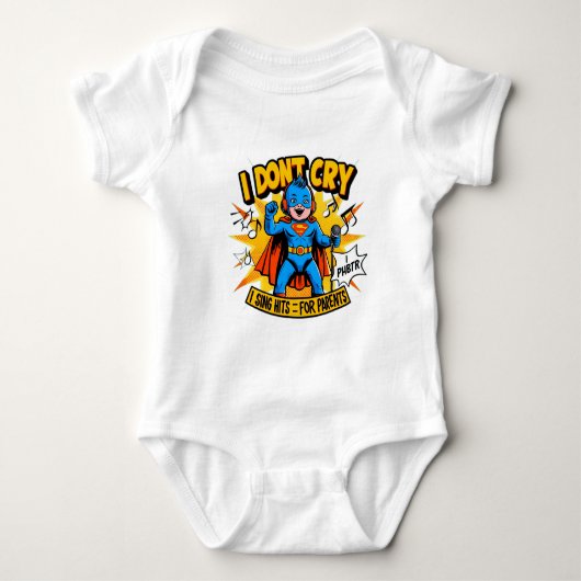 Kinderbody met een grappige inscriptie romper (Voorkant)