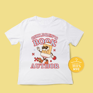 Kinderboek Auteur Unisex Groovy T-shirt