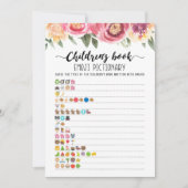 Kinderboek Emoji Pictionary Game Kaart (Voorkant)