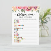 Kinderboek Emoji Pictionary Game Kaart (Staand voorkant)