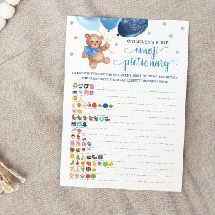 Kinderboek Emoji Pictionary Teddy Bear Kaart