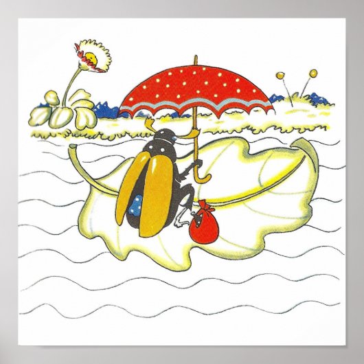  Kinderboek Kinderkamer Art Poster (Voorkant)