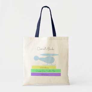 Kinderboeken en Speelgoed Helikopter Tote Bag