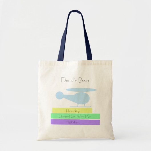 Kinderboeken en Speelgoed Helikopter Tote Bag (Voorkant)