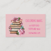 Kinderboeken Kinderboekwinkel en speelgoedbus Visitekaartje (Voorkant)