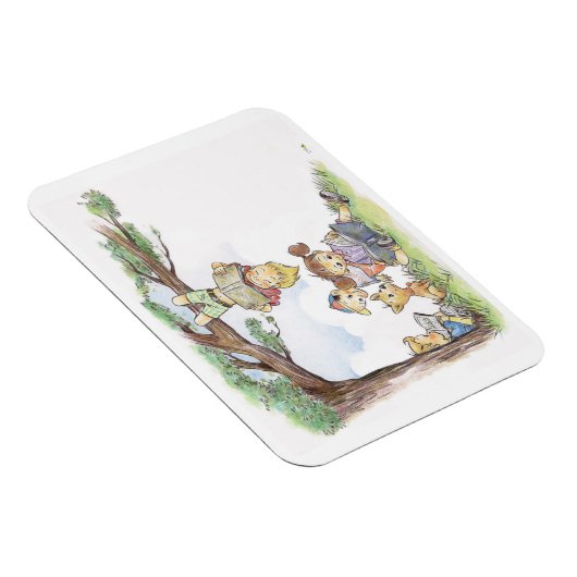 Kinderboeken lezen magneet (Rechterzijde)