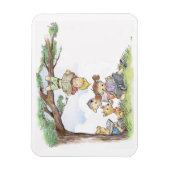 Kinderboeken lezen magneet (Verticaal)