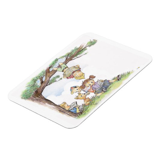 Kinderboeken lezen magneet (Linkerzijde)