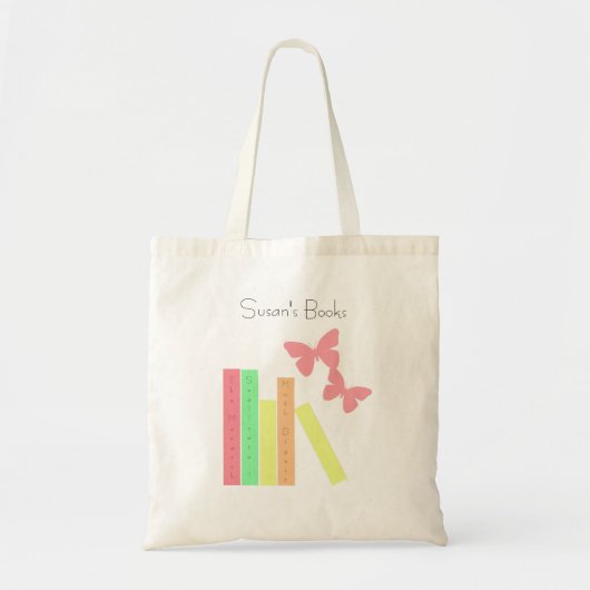 Kinderboeken met Butterflies Tote Bag (Voorkant)