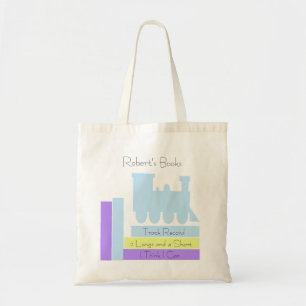 Kinderboeken met een trein tote bag