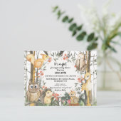 Kinderboeken over bos- en planten in briefkaart (Staand voorkant)