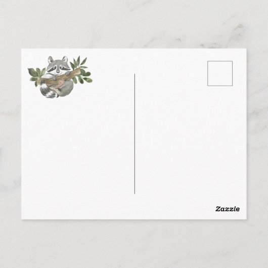 Kinderboeken over bos- en planten in briefkaart (Achterkant)