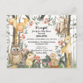 Kinderboeken over bos- en planten in briefkaart (Voorkant)