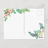 Kinderboeken over bos- en planten in briefkaart (Achterkant)