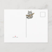 Kinderboeken over bos- en planten in uitnodiging briefkaart (Achterkant)