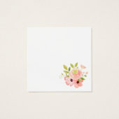 Kinderboeken over bos- en planten in vierkante visitekaartjes (Achterkant)