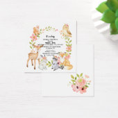 Kinderboeken over bos- en planten in vierkante visitekaartjes (Bureau)