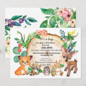 Kinderboeken over bos- en planten kaart (Voorkant / Achterkant)