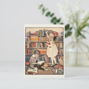Kinderboekenweek door Jessie Willcox Smith Briefkaart