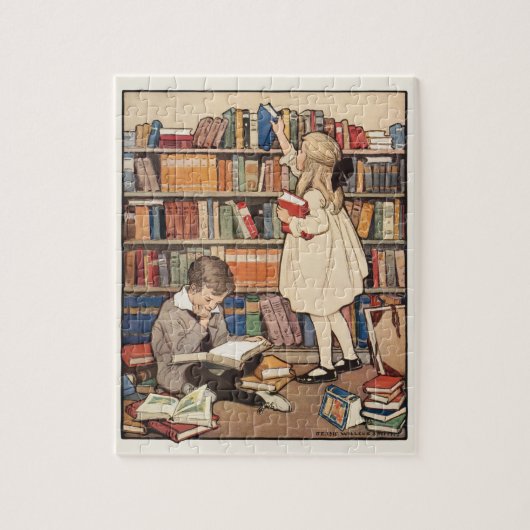 Kinderboekenweek door Jessie Willcox Smith Legpuzzel (Verticaal)