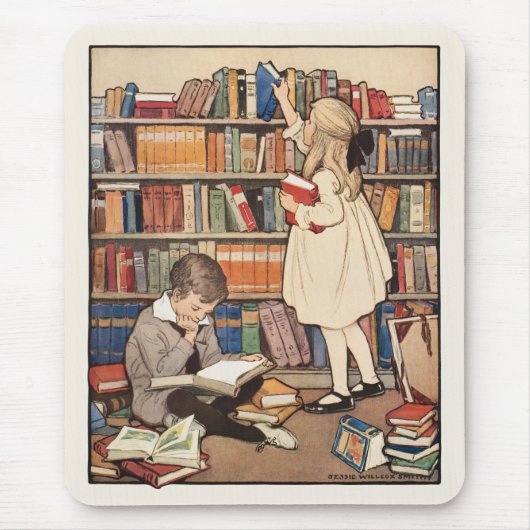 Kinderboekenweek door Jessie Willcox Smith Muismat (Voorkant)