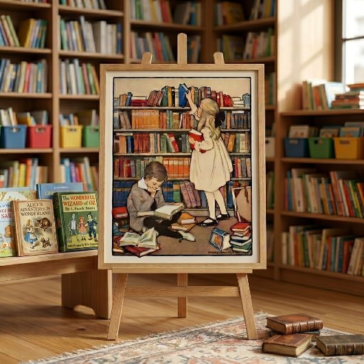 Kinderboekenweek door Jessie Willcox Smith Poster