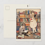 Kinderboekenweek van Jessie Willcox Smith Briefkaart (Voorkant / Achterkant)